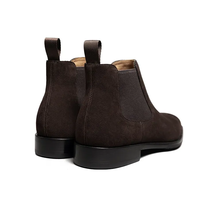THOM WILLS Chelsea Boots Men's Dark Coffee-2