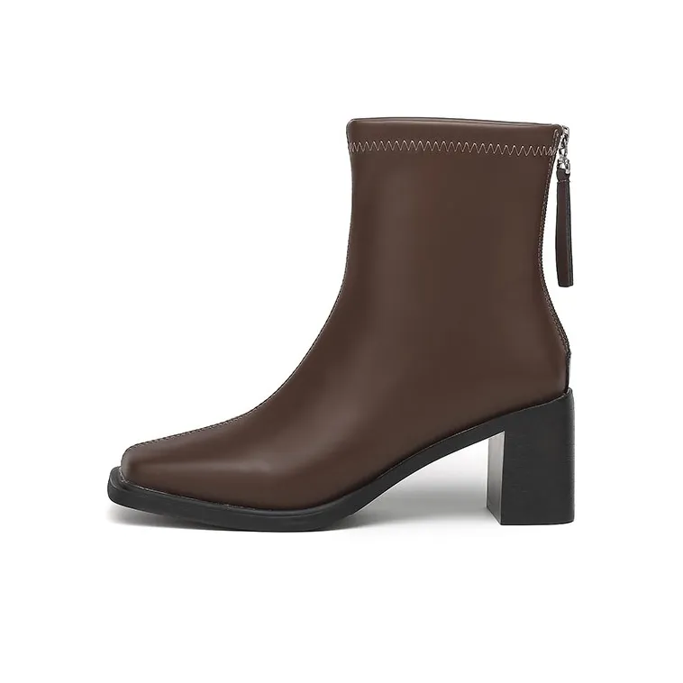Jin Baichuan Ankle Boots 5cm Women's-3