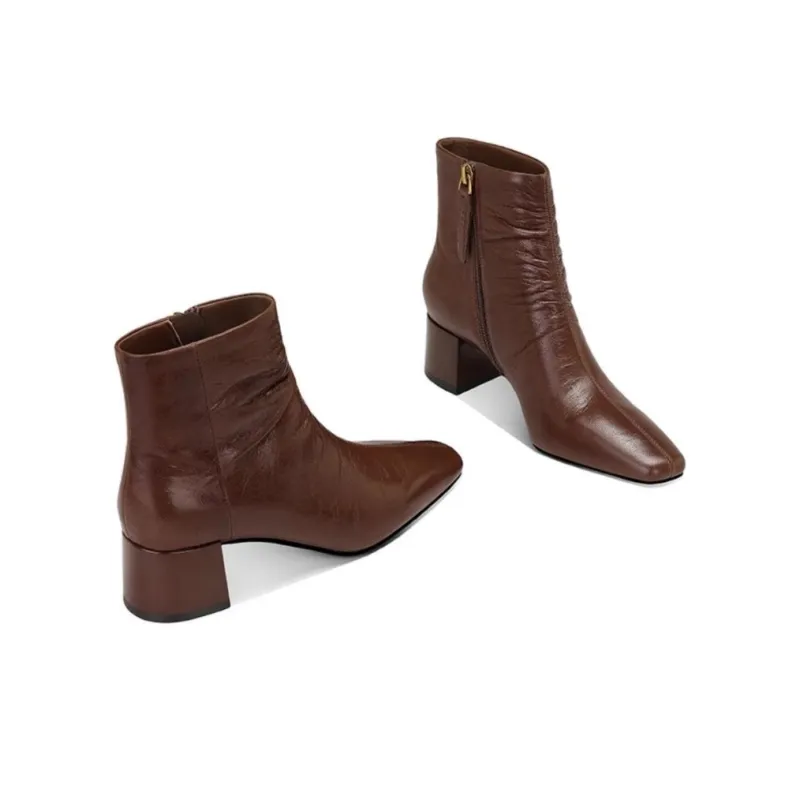 JESSICA SOPHIA Slim Boots Ankle Boots 4cm Women's-5