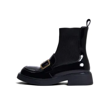 PT'SON Ankle Boots 4cm Women's Black