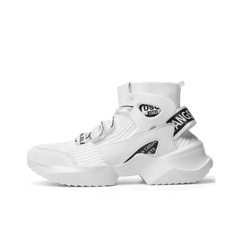 Jerden Smith Slip Resistant, Breathable, Lightweight High Top Chunky Sneakers Unisex-13