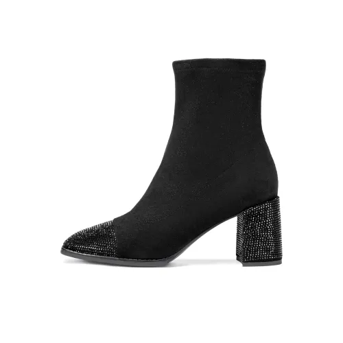 DG Ankle Boots 6.5cm Women's Black