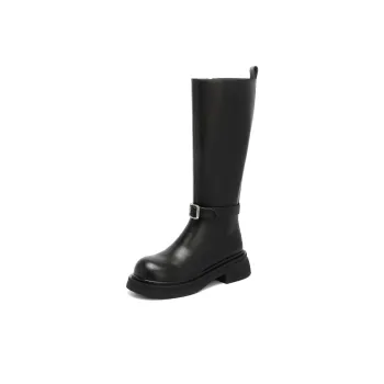 BAFFN Knee high Boots 5CM Women's Black