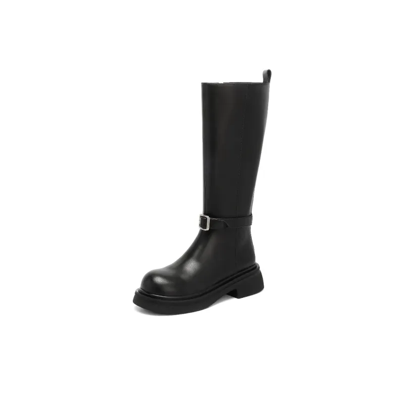 BAFFN Knee high Boots 5CM Women's Black-0