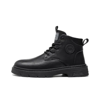 GERTOP Martin Boots Men Brown, Black