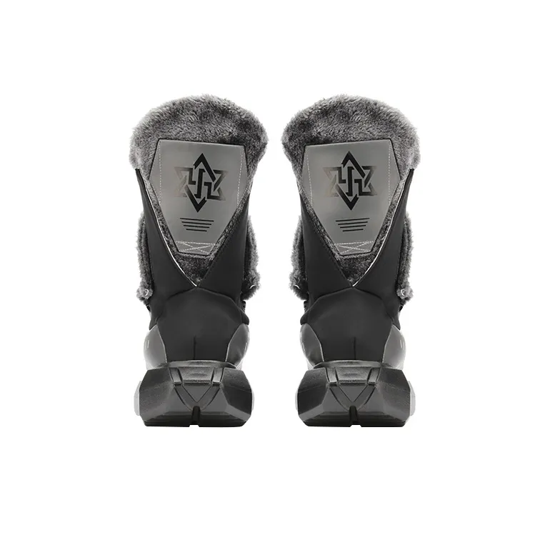 NORVINCY Snow Boots Unisex Iron Gray-3