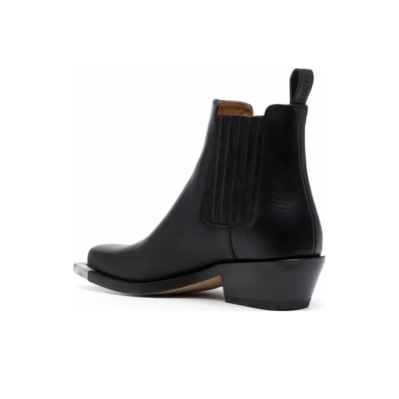 BUTTERO 45mm Leather Chelsea Boots-3