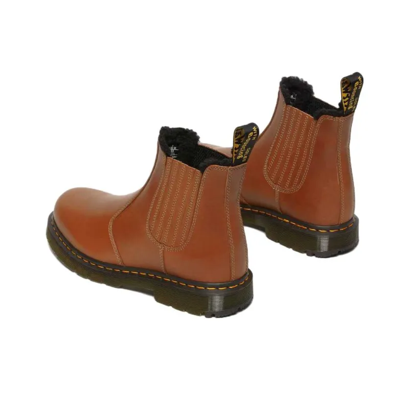 Dr.Martens 2976 Short Chelsea Boots Unisex Yellow Brown-4