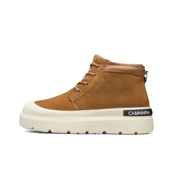 Bull Charm Wear Resistant Height Increasing Slip Resistant Short Snow Boots Men's