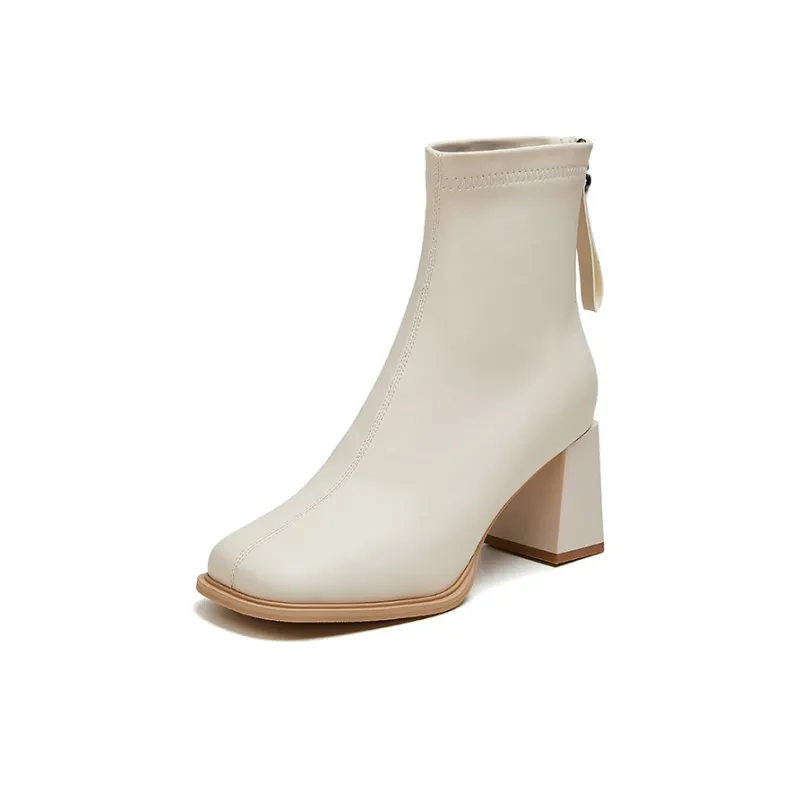 ACESC Ankle Boots Women's Black/Beige/Apricot/Brown-7