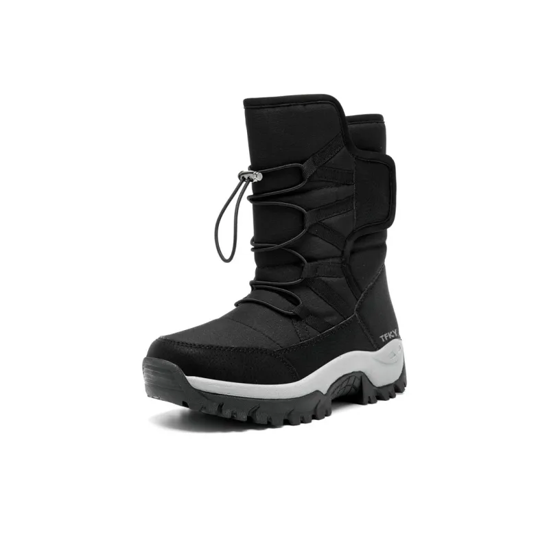TFKY Warm Slip-Resistant Knee-High Snow Boots Men's-1