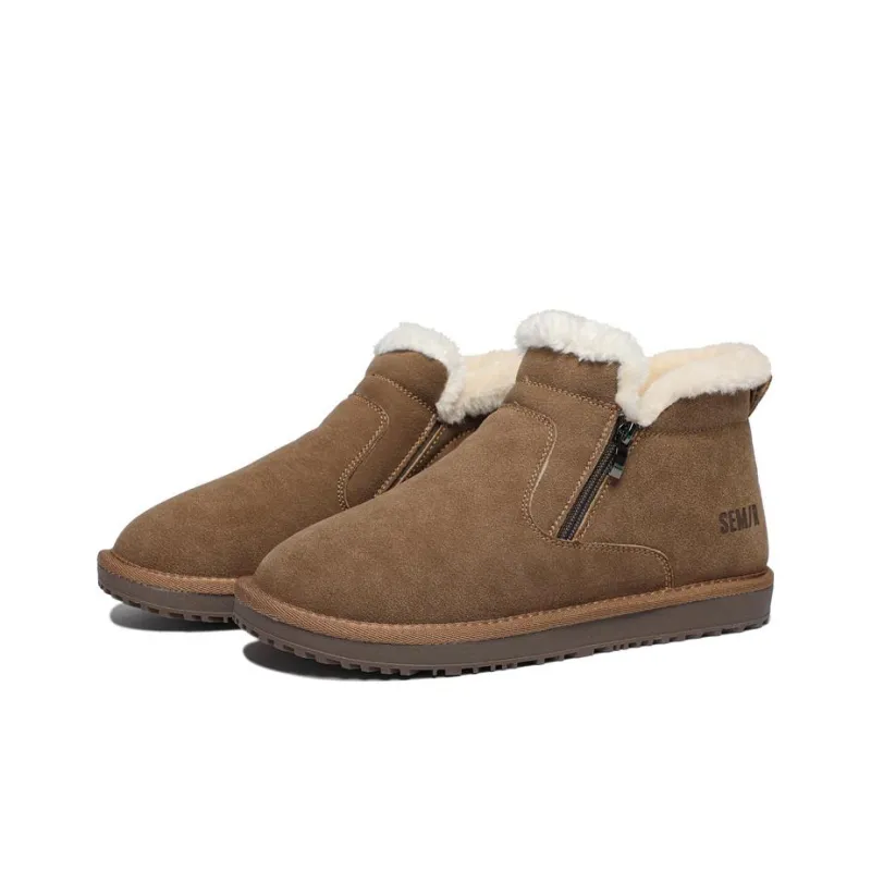 SEMIR Warm Slip-Resistant Short Snow Boots Men's-12