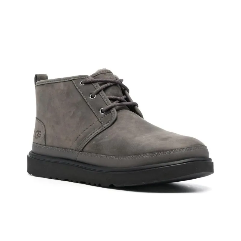 UGG Ankle-Length Snow Boots Men's Gray-1