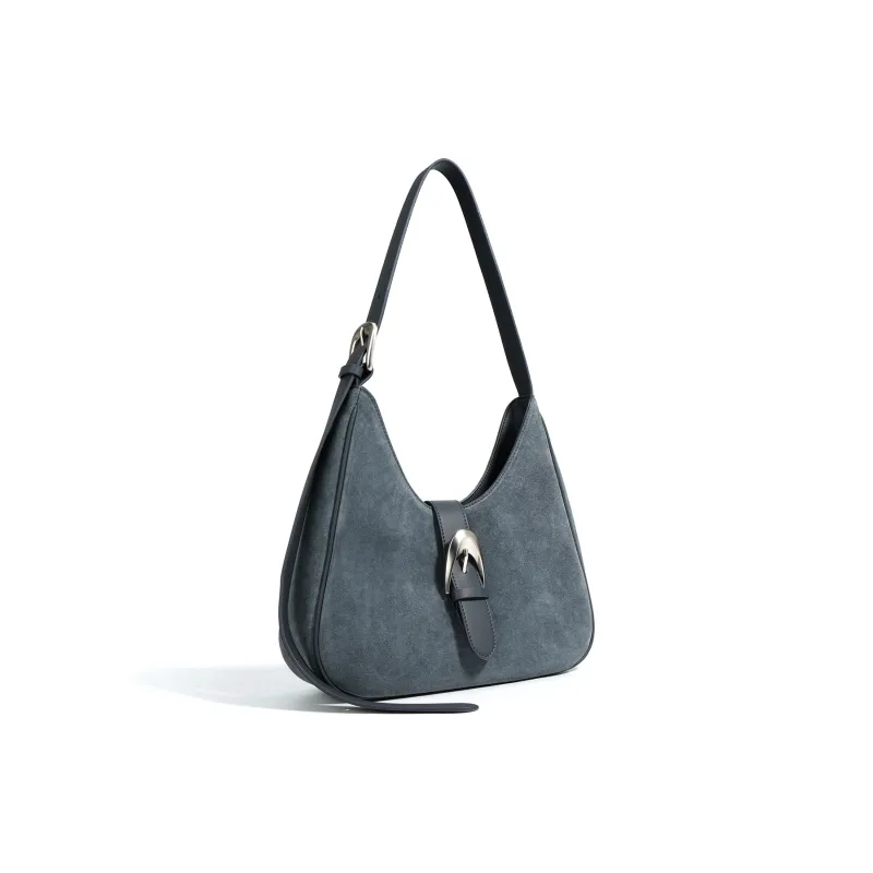 COURONNE Matte Cow Leather Shoulder Bag Regular Women's Multicolor-7