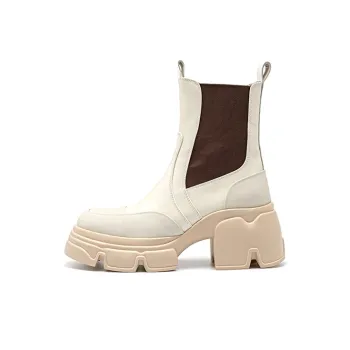 MOONIIEE Crew Chelsea Boots Women's