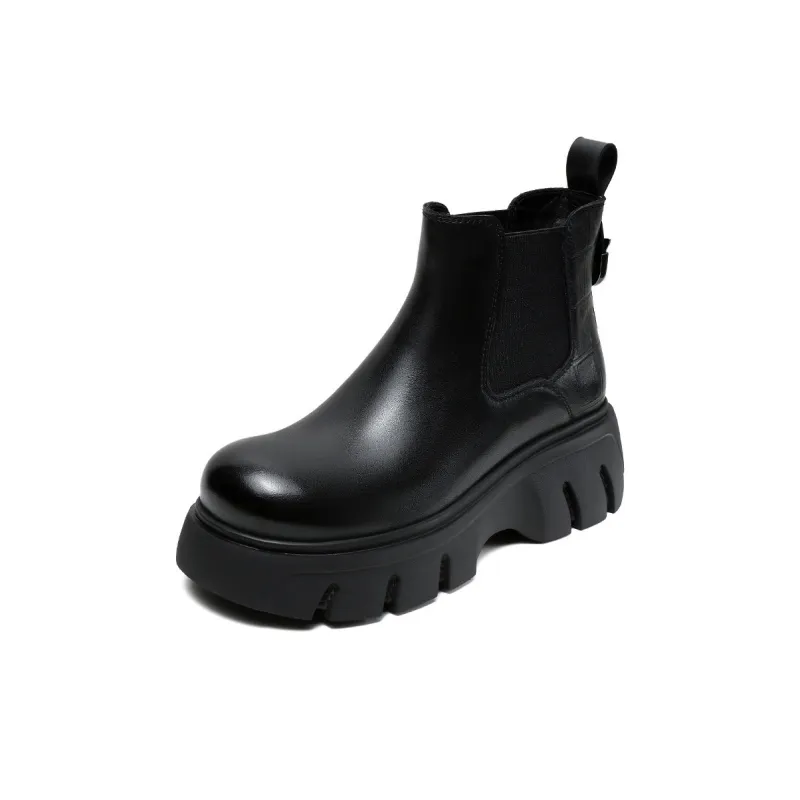 Devanro Short Chelsea Boots 6.0cm Women's-0