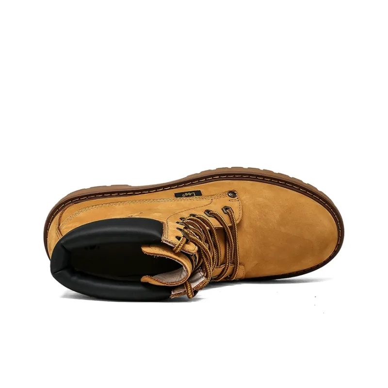 Lee Yellow Boots Short Martin Boot Unisex-2