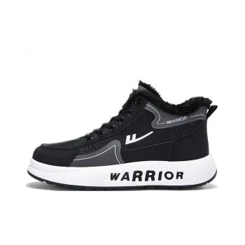 Warrior Warm Height Increasing Short Mid Calf Snow Boots Men's Black