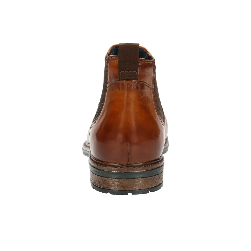 Bugatti Short Chelsea Boots Men's Brown-3