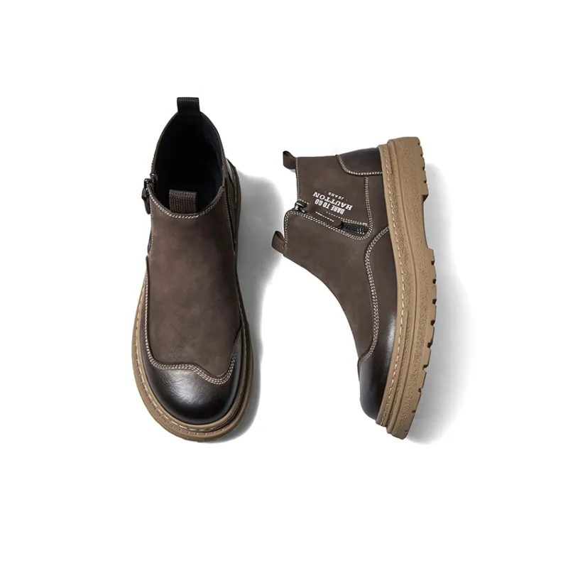 Hautton Jeans Short Chelsea Boots Men's-16