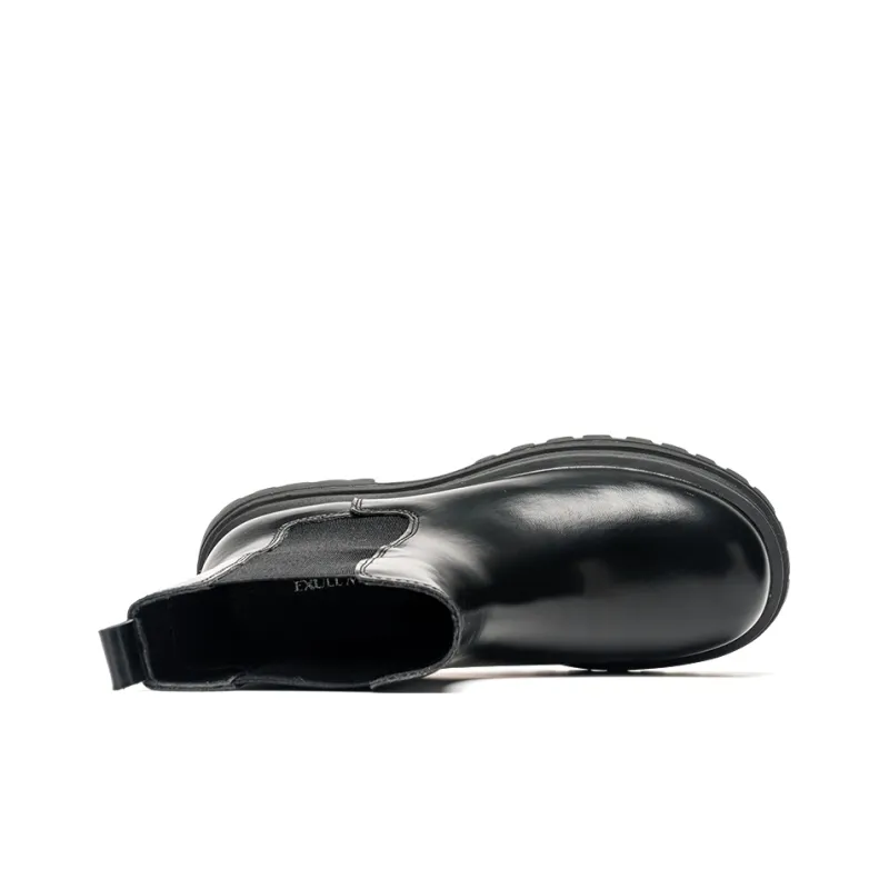 EXULL Q Short Chelsea Boots 5cm Women's Black-3