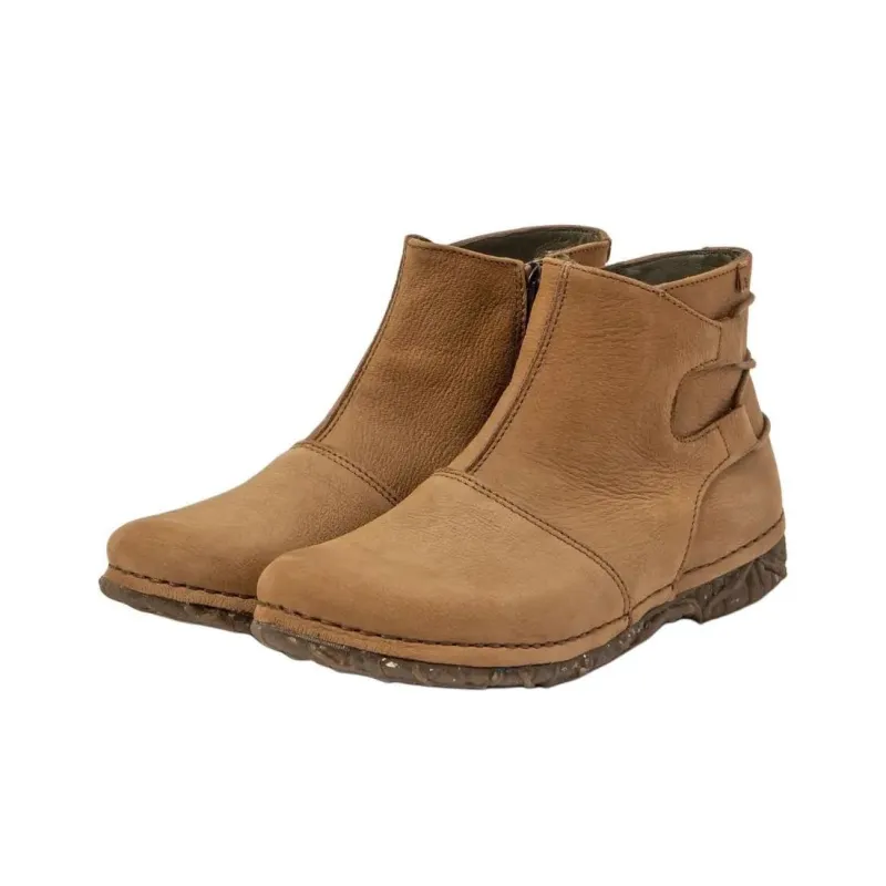 El Naturalista ANGKOR Ankle Boots 2cm Women's Light Brown-1