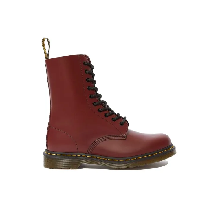 Dr. Martens 1490 Mid Calf Boot Cherry Red-1
