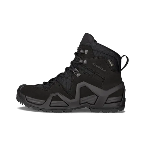 Lowa ZEPHYR Waterproof And Wear resistant Crew Outdoor Boots Unisex Black