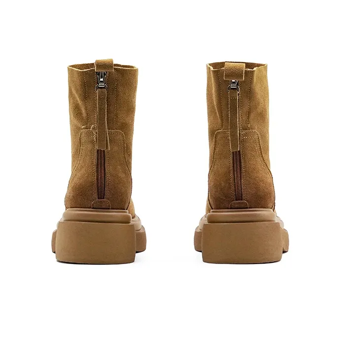 Little Sue Unique Design Trendy Fashion Slim Boots Ankle Boots 5CM Women's-3