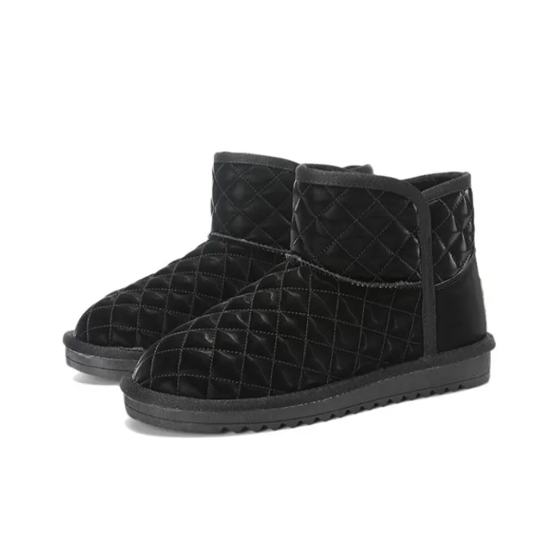 DAPHNE Trendy Versatile Platform Height Increasing Slimming Wear Resistant Snow Boots Women's-1