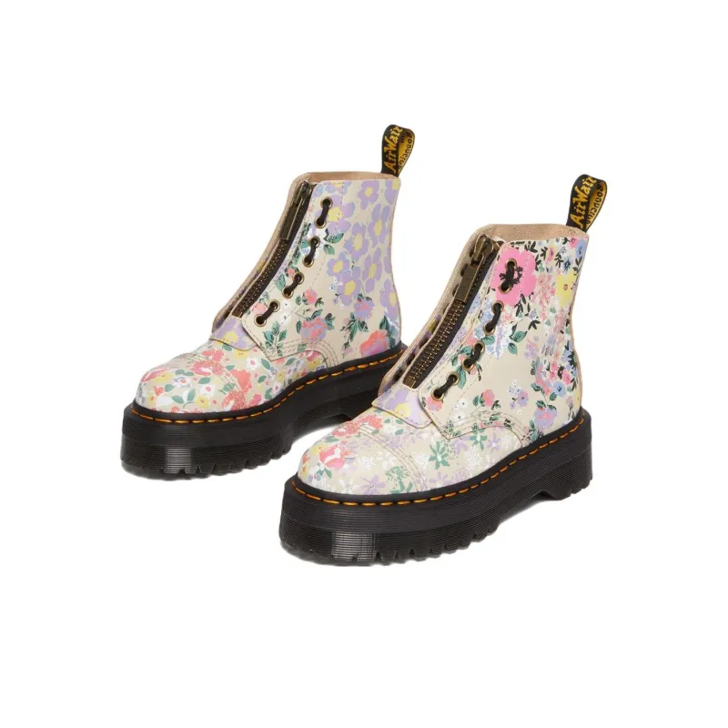 Dr.Martens SINCLAIR Short Martin Boot Women's Beige-3