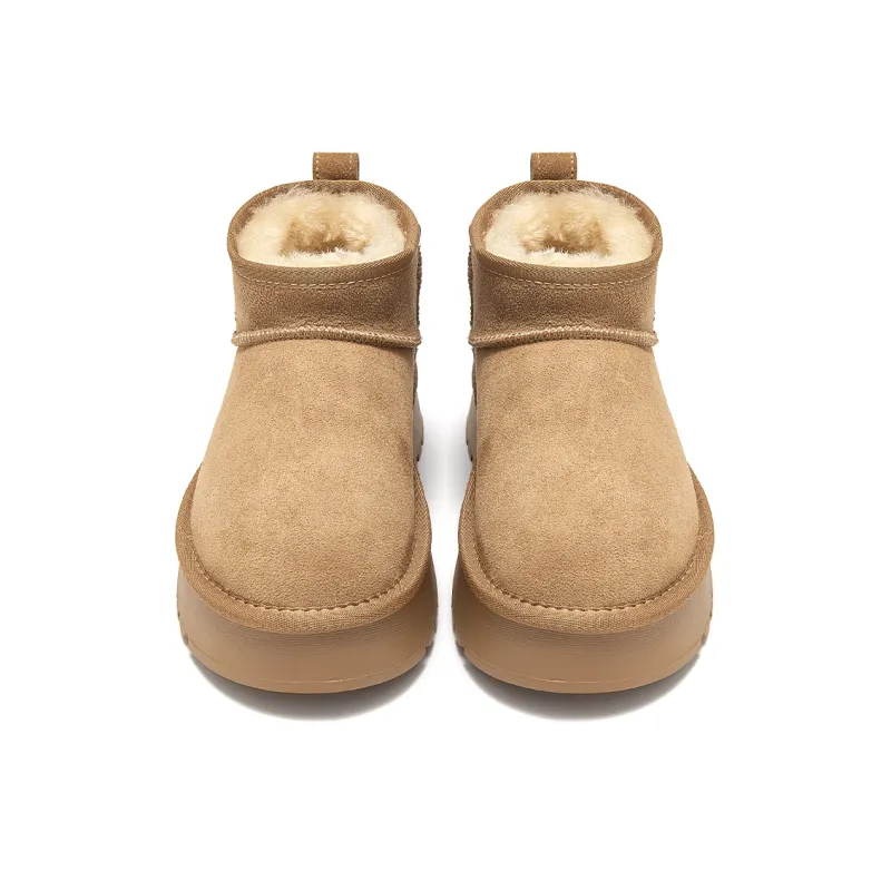 Beau Today Snow Boots Women's Camel/Black/Apricot-3