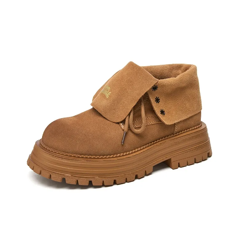 LONSDALE Short Martin Boot Women's Brown-2