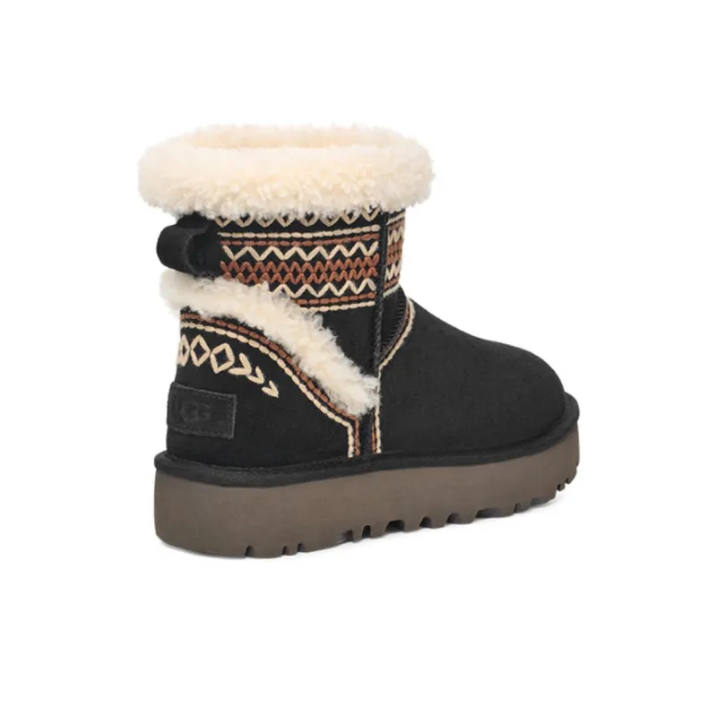 UGG Classic Mini Atherson Boot Black Women's-2