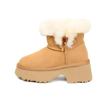 ABIDJAN Warm Winter Series Height Increasing Crew Snow Boots Women's