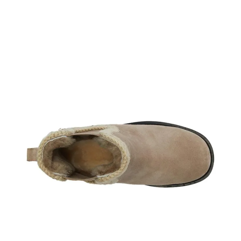 MOU Short Chelsea Boots Women's Umber-3