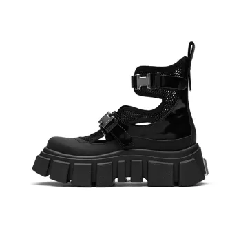 CINDY C ERIC Ankle Boots 5.5cm Women's Black