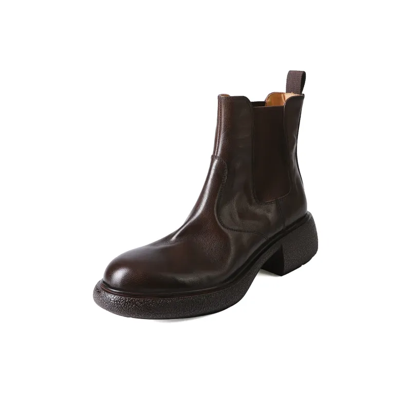 XIAOAJUE Short Chelsea Boots 4.5cm Women's-18