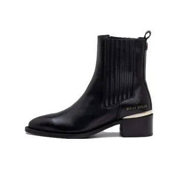 REPLAY Valery La Short Chelsea Boots 5cm Women's Black