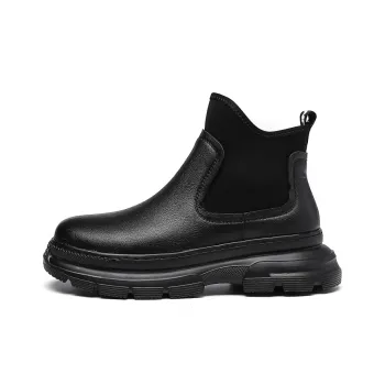 GZZ Short Chelsea Boots Men's Black