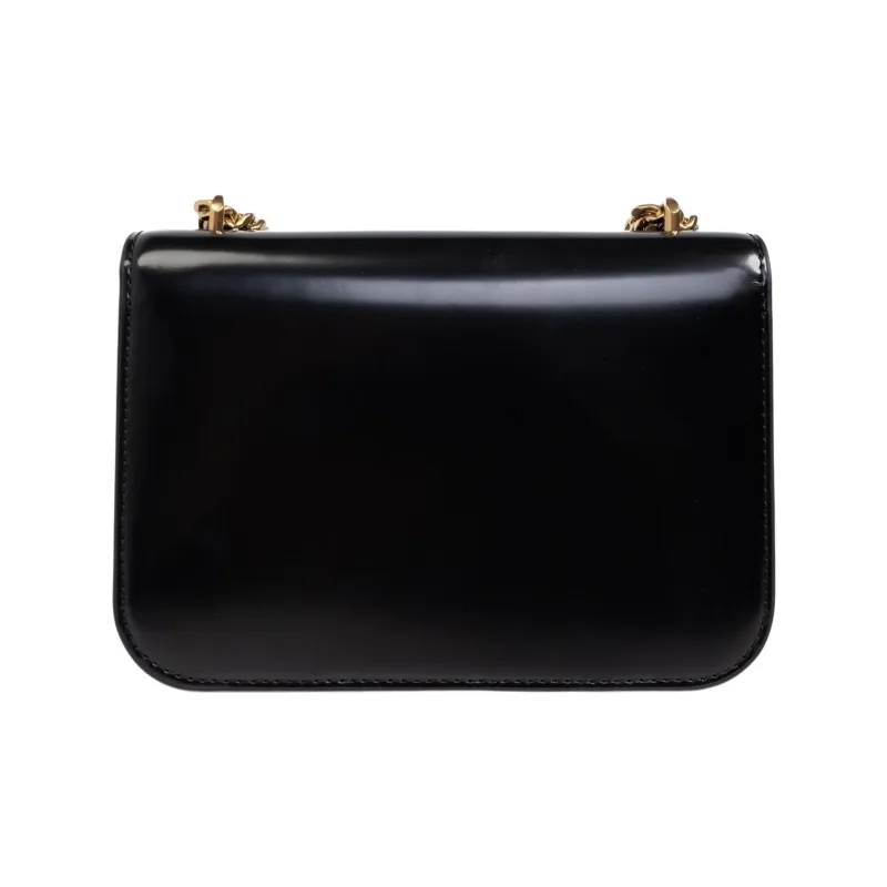 TORY BURCH Eleanor Calfskin Crossbody Bag, Shoulder Bag Women's Black-2