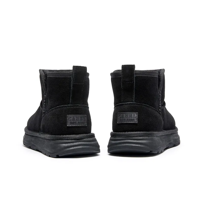 CAMEL Warm And Wear-Resistant Short Snow Boots Men's-2