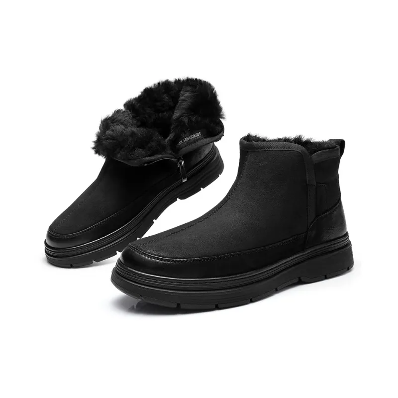 Strongman 3515 Snow Boots Men's Black Soil Yellow-2