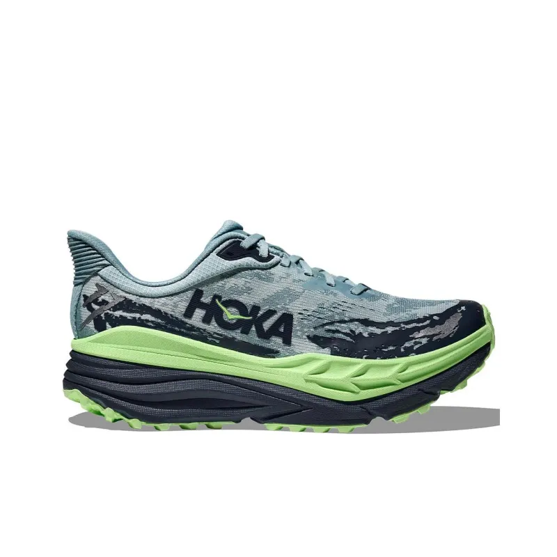 HOKA ONE ONE Stinson 7 Wear resistant And Lightweight Low Top Casual Shoes Men's Green-1