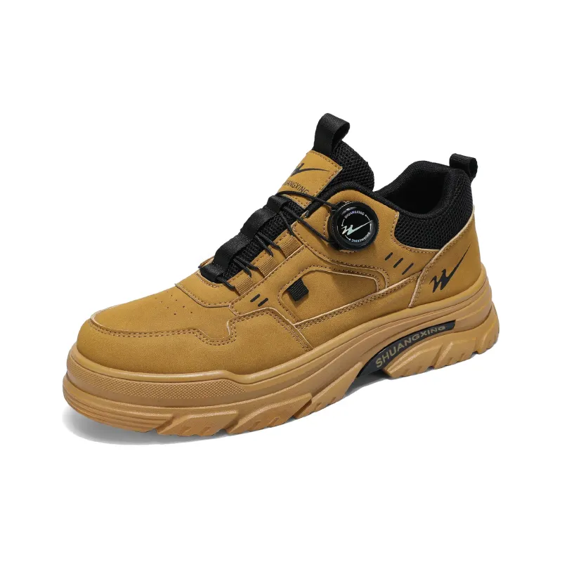 Binary Ankle Boots Low Top Men's Khaki-1