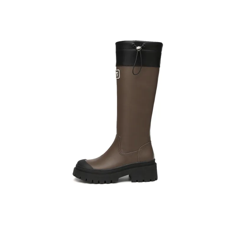 Jin Baichuan Knee-high Boots 5cm Women's-11