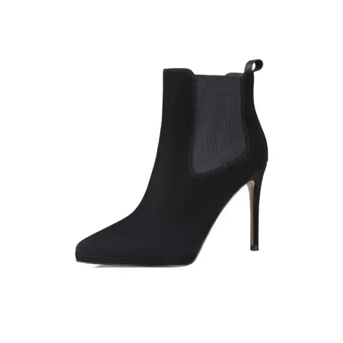 NINE WEST Ankle via Boots 10.3cm Women's Black