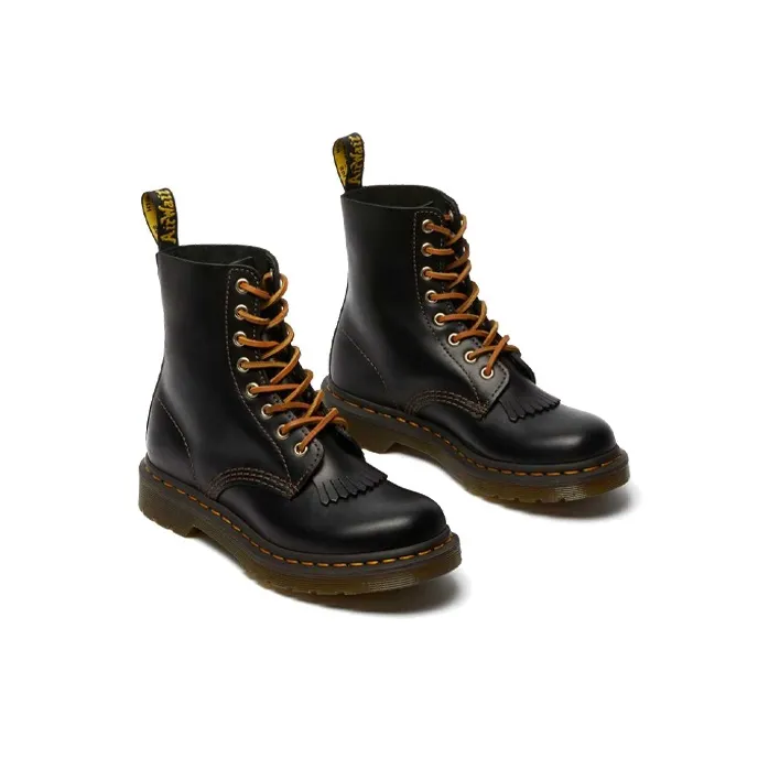 Dr. Martens 1460 Pascal Abruzzo Martin Boots Black Women's-3