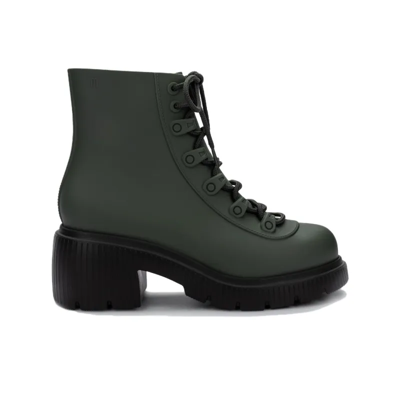 MELISSA Ankle Boots Martin Boots Women's Green Beige Burgundy-2