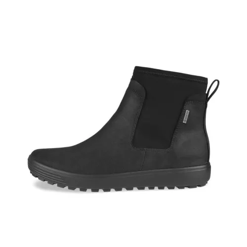 Ecco Short Chelsea Boots Women's Black